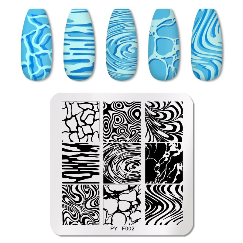 Nail Art Templates Stamping Plate Design