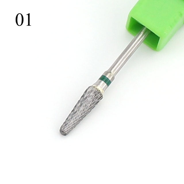 Tungsten Carbide Nail Drill Bit Milling Cutter Eletric Manicure Machine Equipment Cuticle Clean Burr Pedicure Accessories Tools