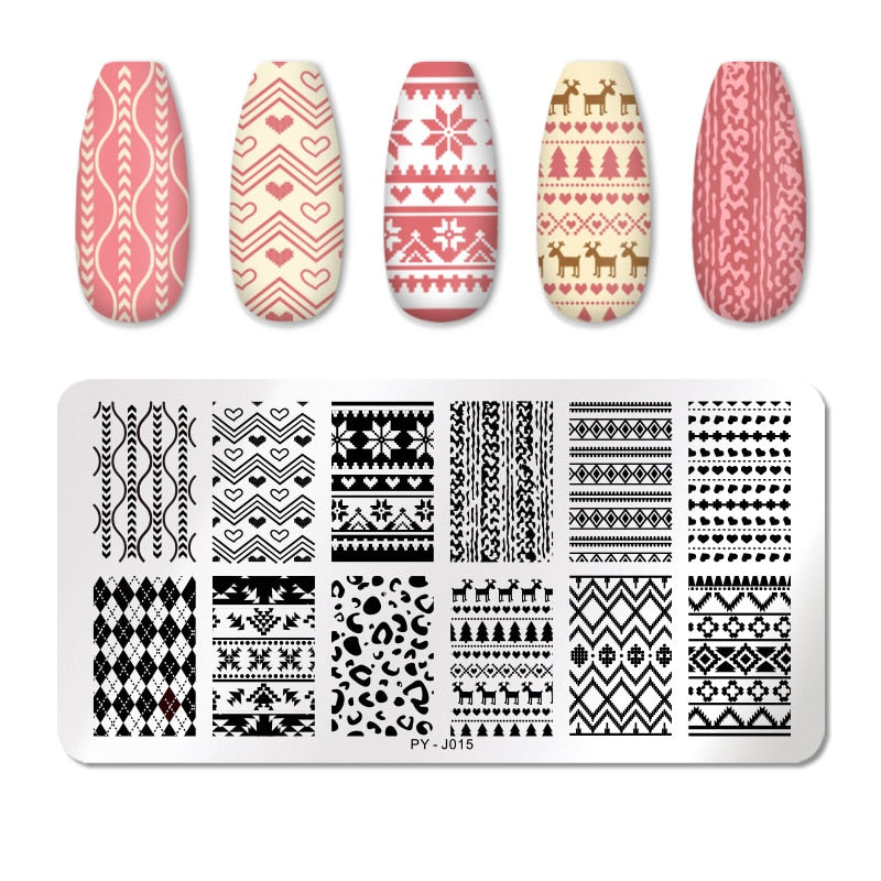 Nail Art Templates Stamping Plate Design