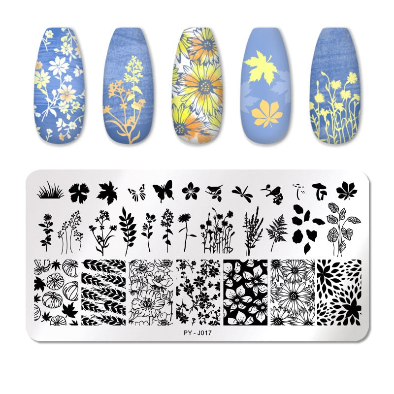 Nail Art Templates Stamping Plate Design