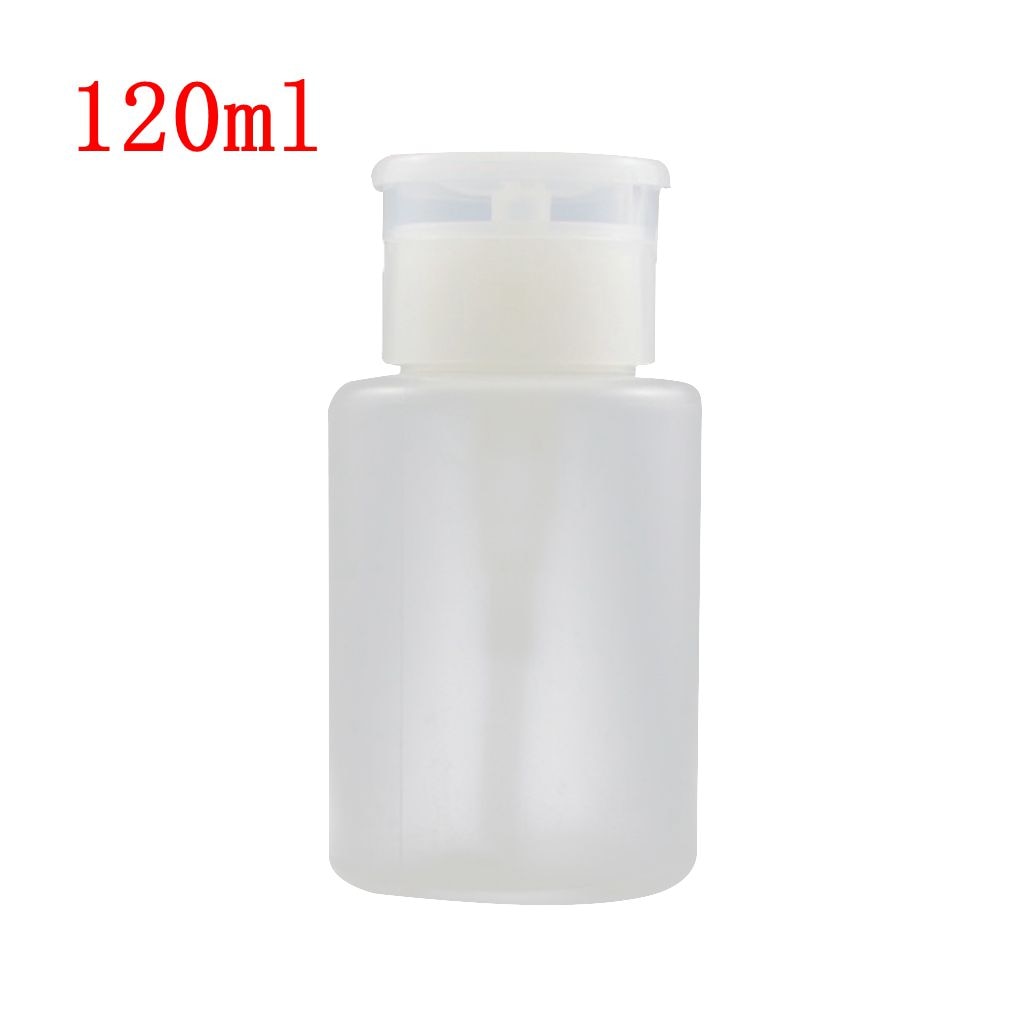 60/120/150/200ml Empty Pump Dispenser Liquid UV Gel Polish Nail Art Polish Clean Bottle Polish Cleanser Remover Bottle