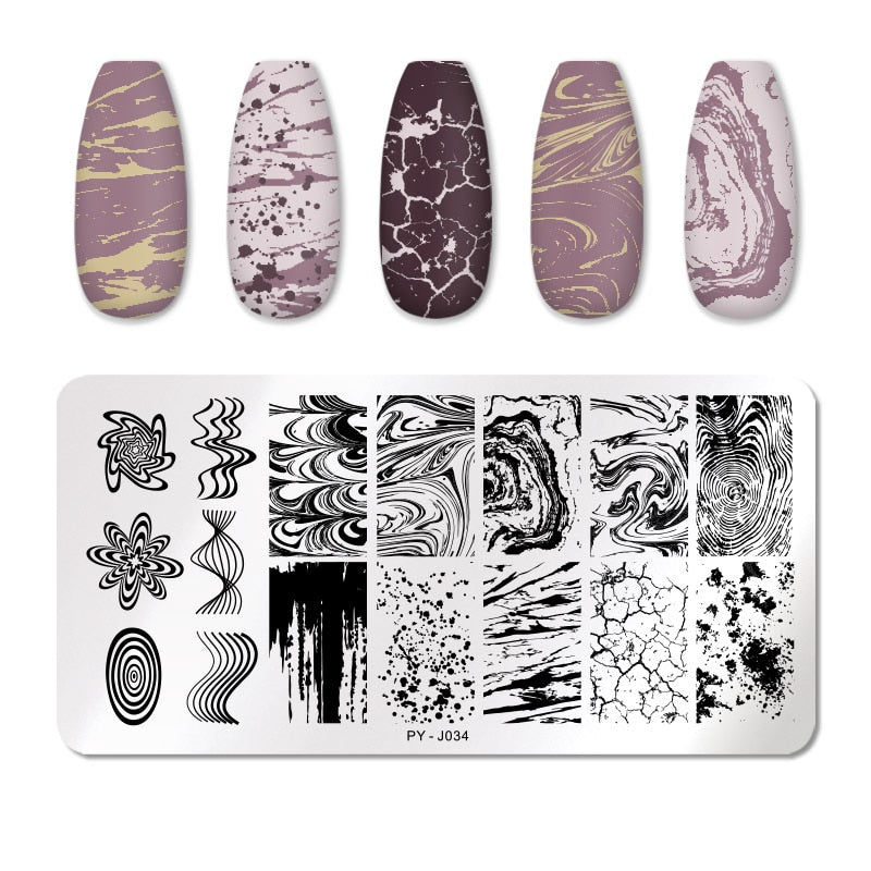 Nail Art Templates Stamping Plate Design