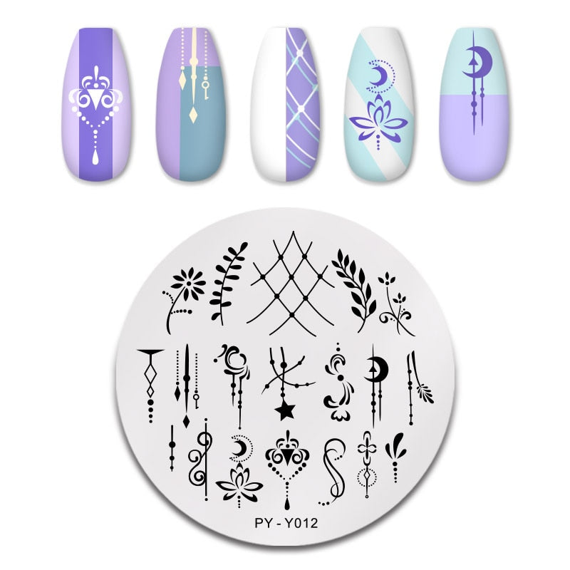 Nail Art Templates Stamping Plate Design