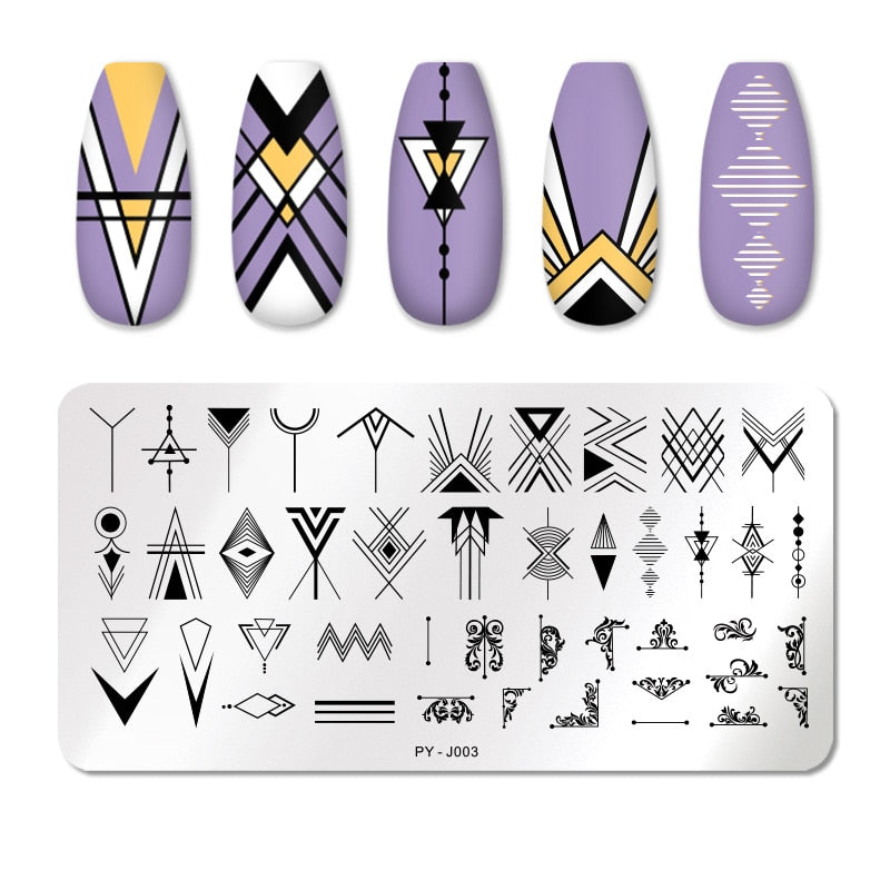 Nail Art Templates Stamping Plate Design