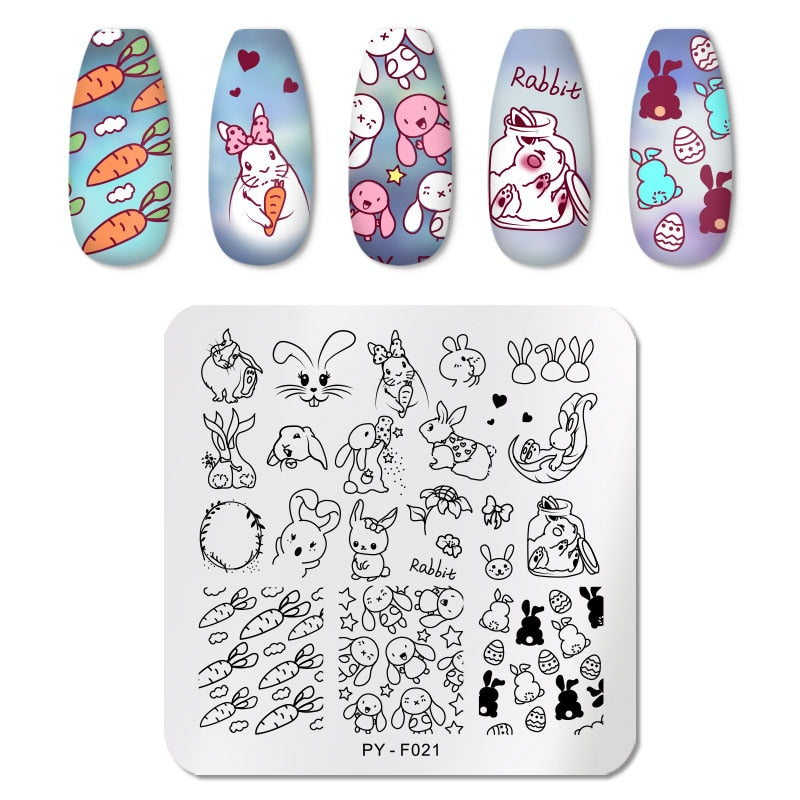 Nail Art Templates Stamping Plate Design