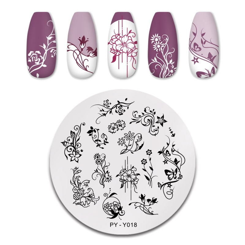 Nail Art Templates Stamping Plate Design