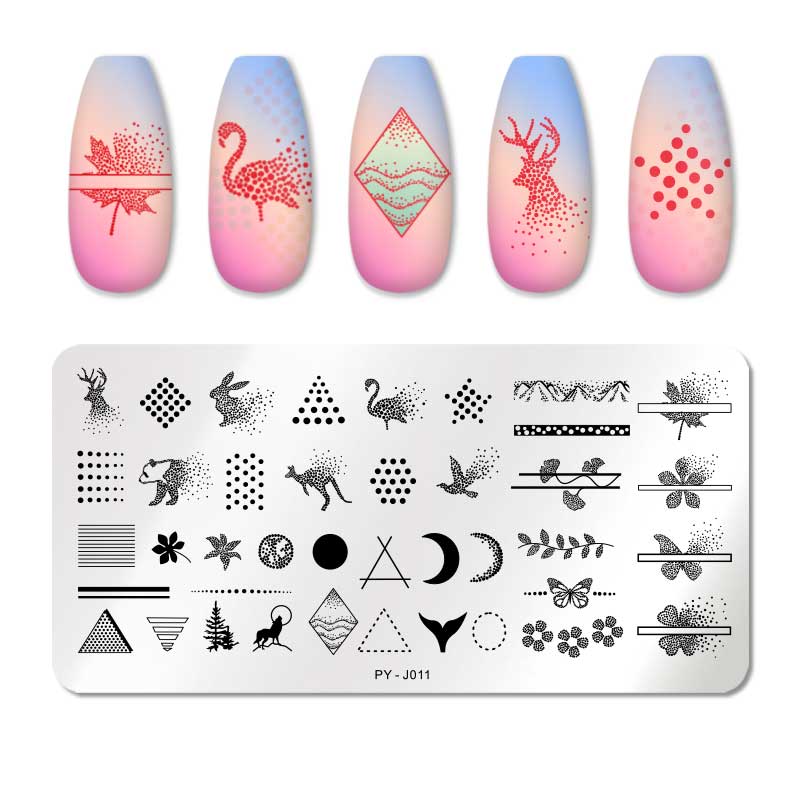 Nail Art Templates Stamping Plate Design