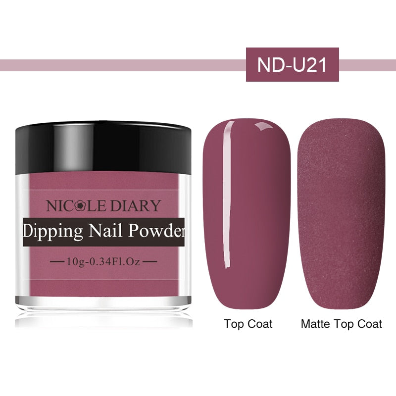 Nude Series Powder Set  French Dipping Nail Glitter