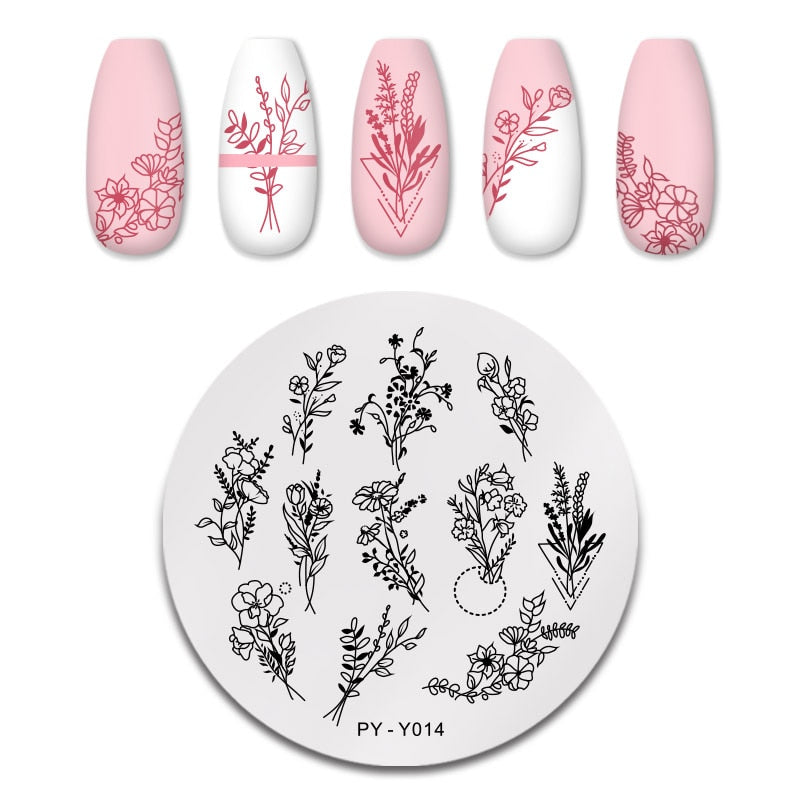 Nail Art Templates Stamping Plate Design