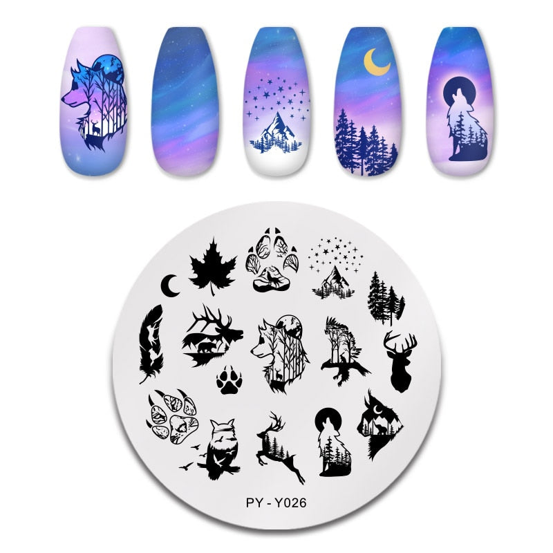 Nail Art Templates Stamping Plate Design