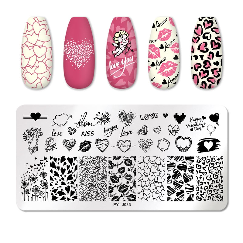 Nail Art Templates Stamping Plate Design