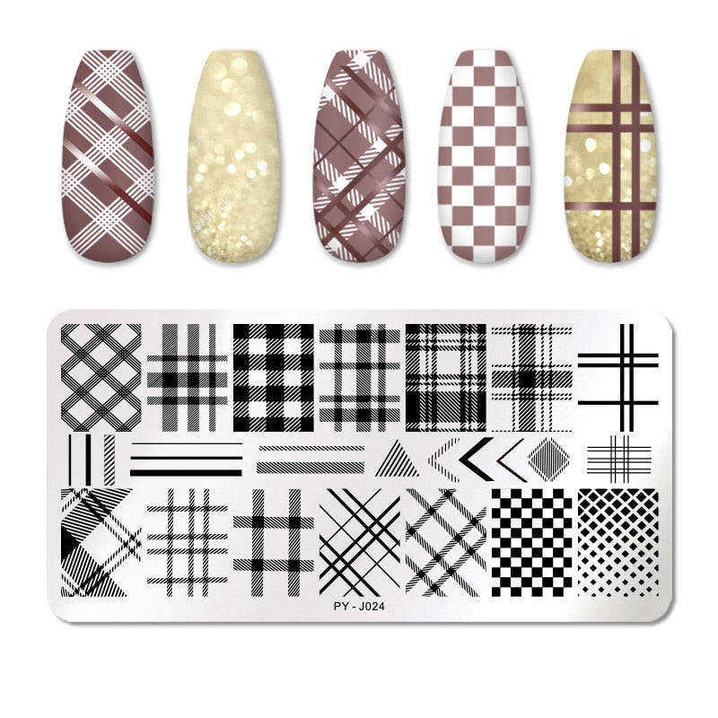 Nail Art Templates Stamping Plate Design