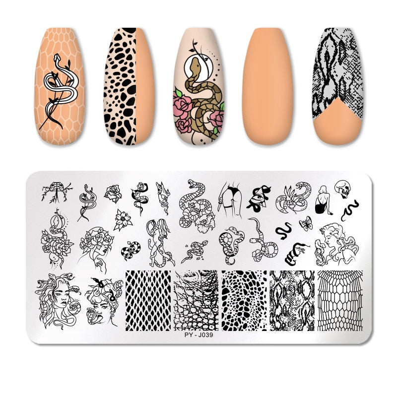 Nail Art Templates Stamping Plate Design