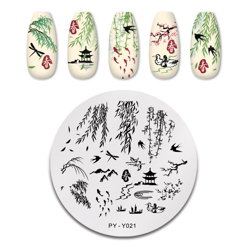 Nail Art Templates Stamping Plate Design