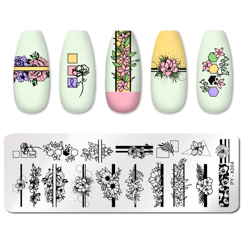 Nail Art Templates Stamping Plate Design