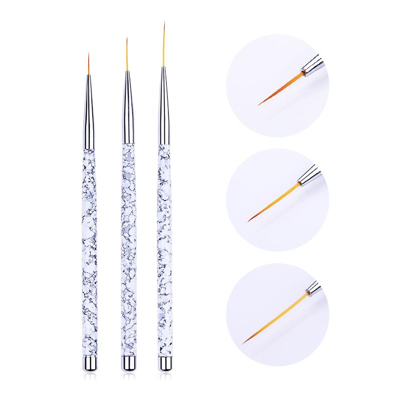 French Stripe Nail Art Liner Brush Set