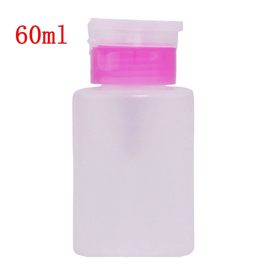 60/120/150/200ml Empty Pump Dispenser Liquid UV Gel Polish Nail Art Polish Clean Bottle Polish Cleanser Remover Bottle