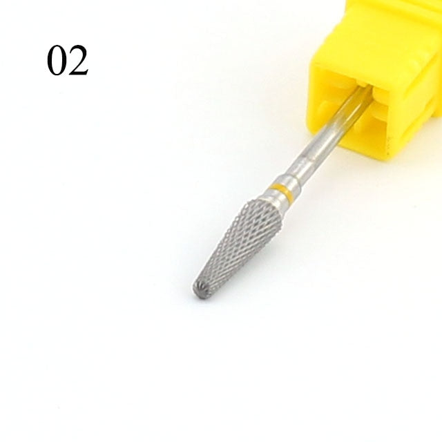 Tungsten Carbide Nail Drill Bit Milling Cutter Eletric Manicure Machine Equipment Cuticle Clean Burr Pedicure Accessories Tools