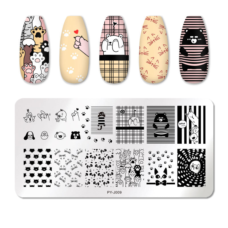 Nail Art Templates Stamping Plate Design