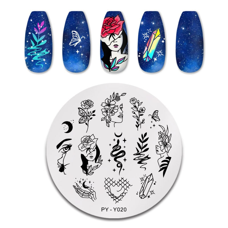 Nail Art Templates Stamping Plate Design