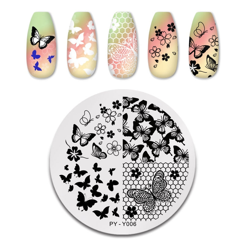 Nail Art Templates Stamping Plate Design