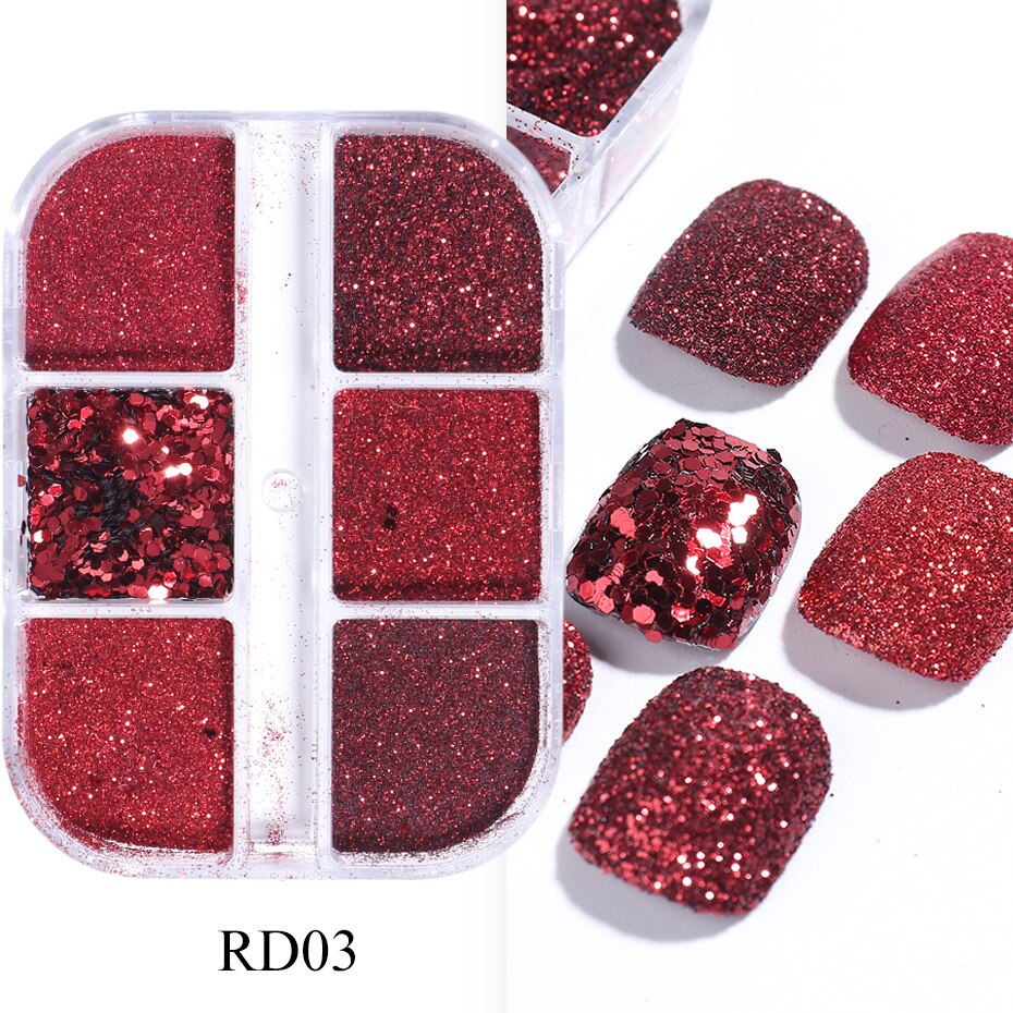 Aurora Mirror Nail Glitter Powder Rubbing Nail Art