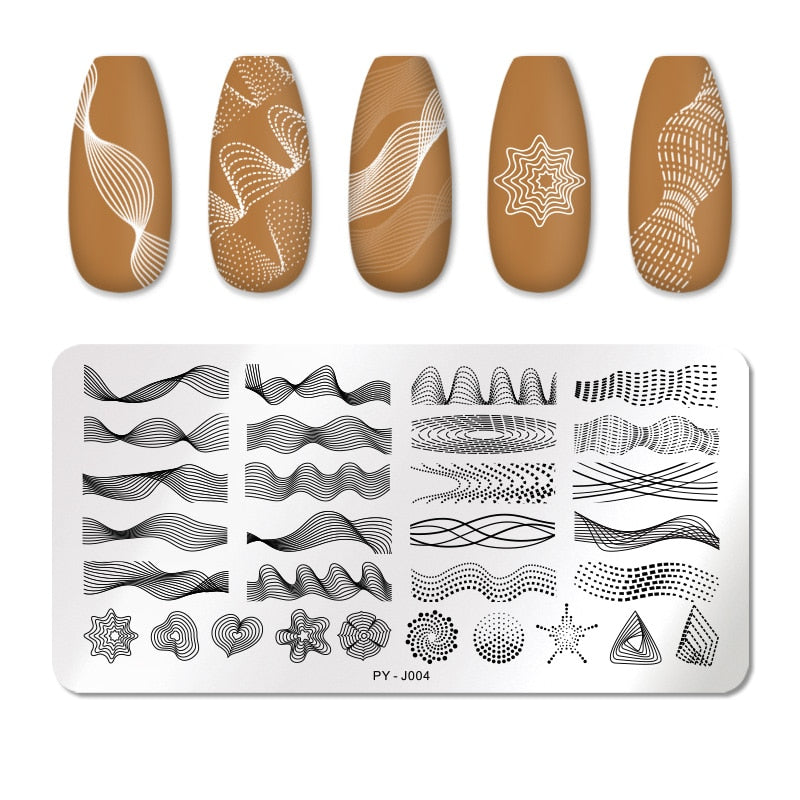 Nail Art Templates Stamping Plate Design