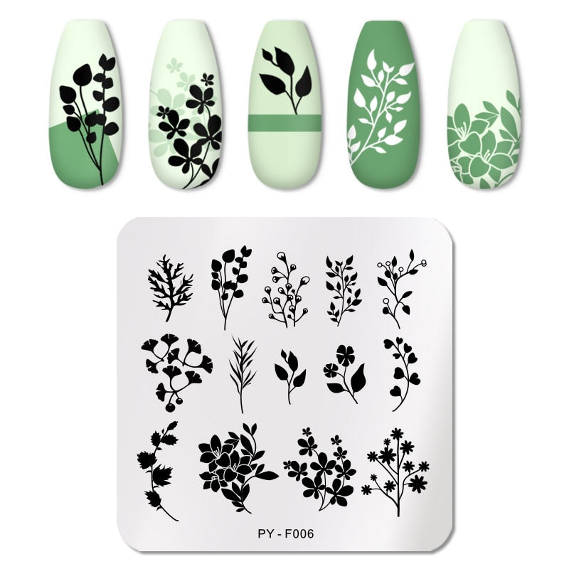 Nail Art Templates Stamping Plate Design