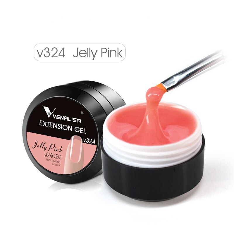 Hard Jelly Builder Nail Extend Gel Venalisa Poly Nail Gel