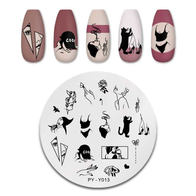 Nail Art Templates Stamping Plate Design