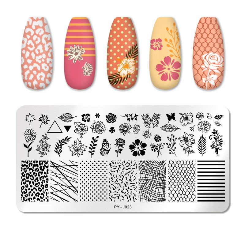 Nail Art Templates Stamping Plate Design