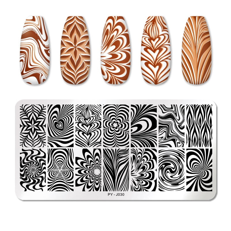 Nail Art Templates Stamping Plate Design