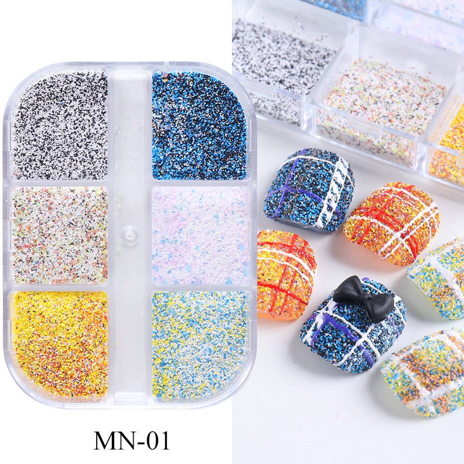 Aurora Mirror Nail Glitter Powder Rubbing Nail Art