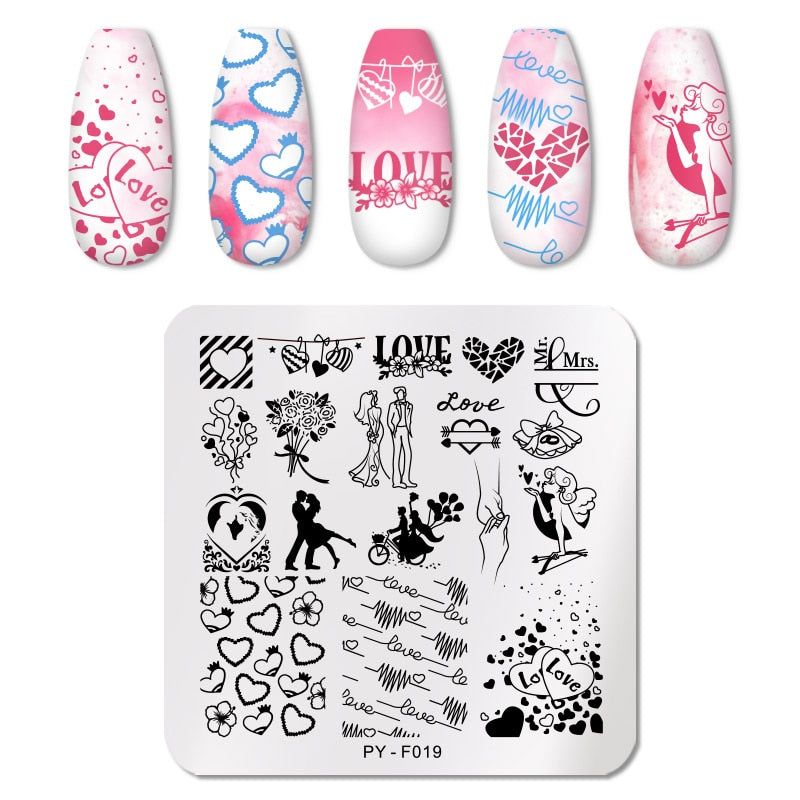 Nail Art Templates Stamping Plate Design