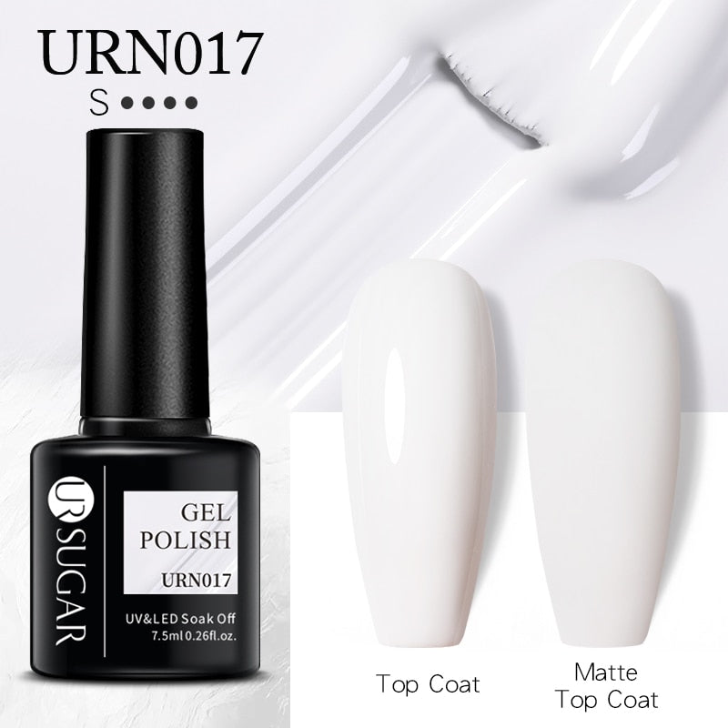 UR SUGAR 7.5ml Thermal Nail Gel Polish Winter Snow Sequins Color Changing Snowflakes Soak Off UV Semi-permanent Nail Art Varnish