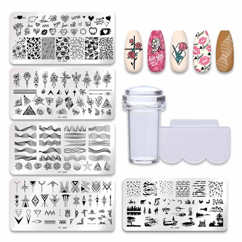 Nail Art Templates Stamping Plate Design