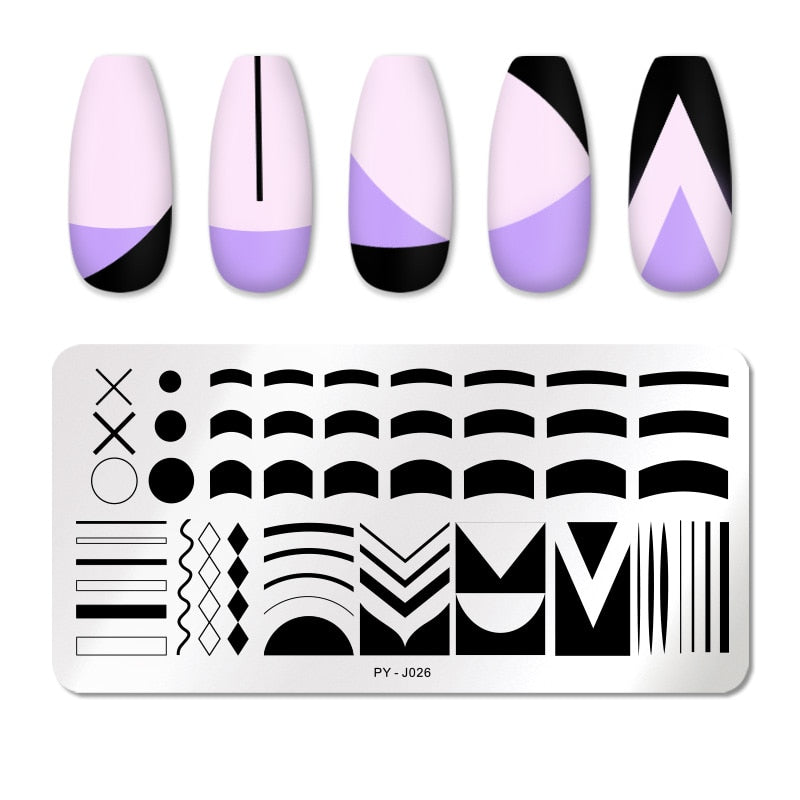 Nail Art Templates Stamping Plate Design