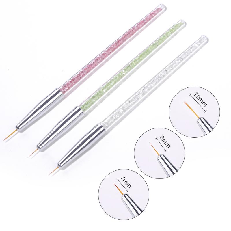 French Stripe Nail Art Liner Brush Set