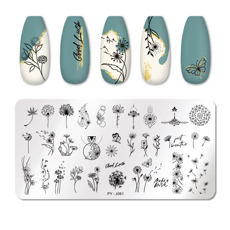 Nail Art Templates Stamping Plate Design