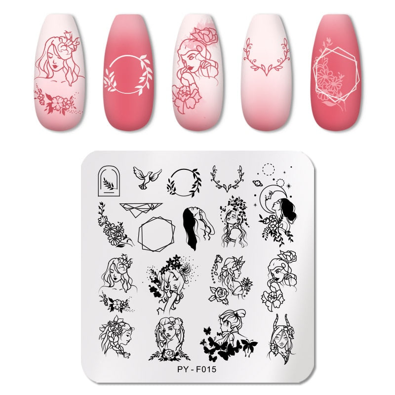 Nail Art Templates Stamping Plate Design