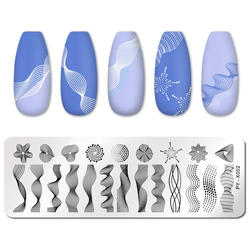 Nail Art Templates Stamping Plate Design