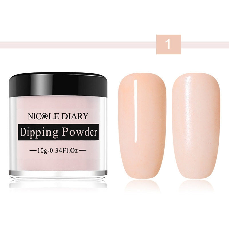 Nude Series Powder Set  French Dipping Nail Glitter