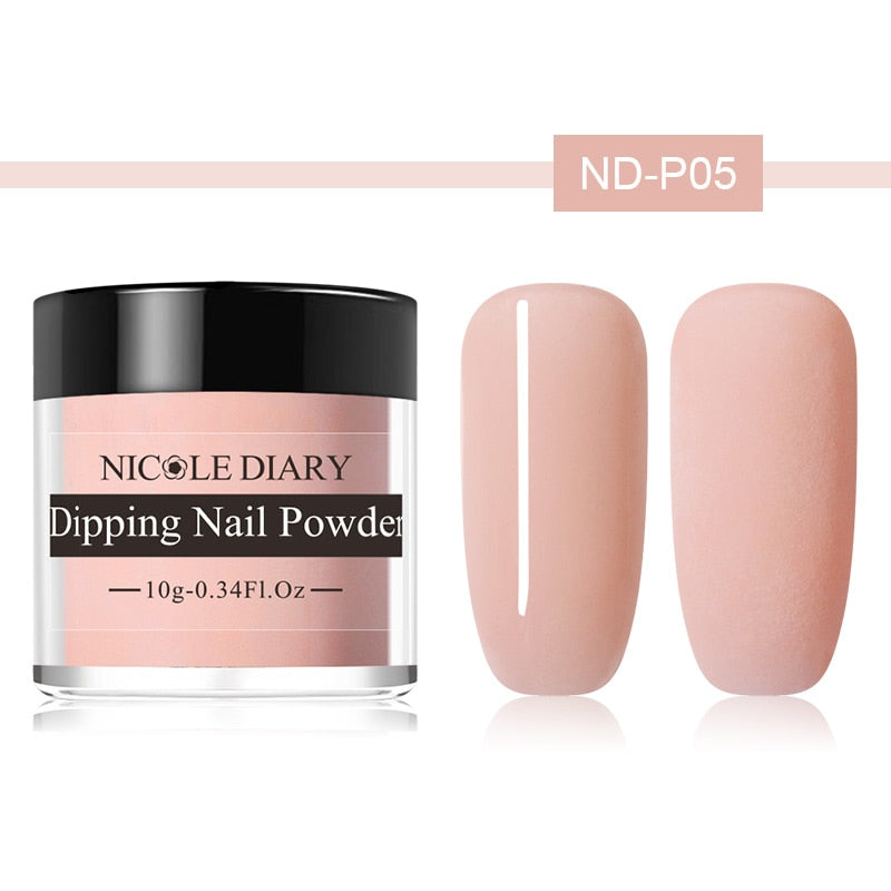 Nude Series Powder Set  French Dipping Nail Glitter