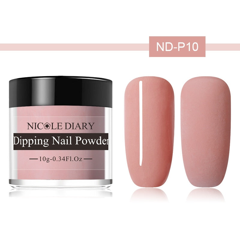 Nude Series Powder Set  French Dipping Nail Glitter