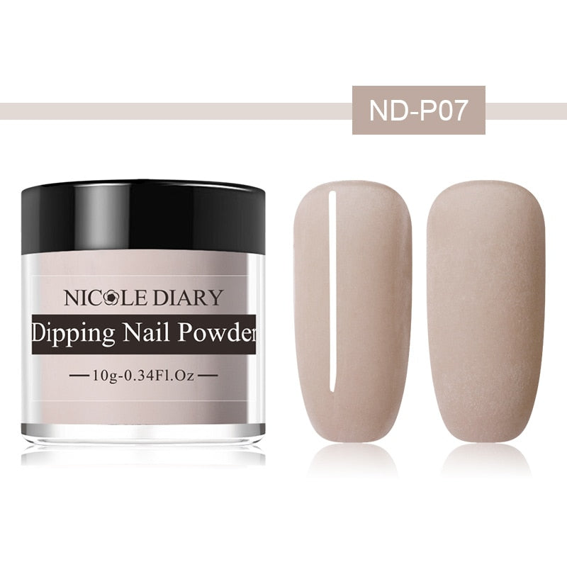 Nude Series Powder Set  French Dipping Nail Glitter