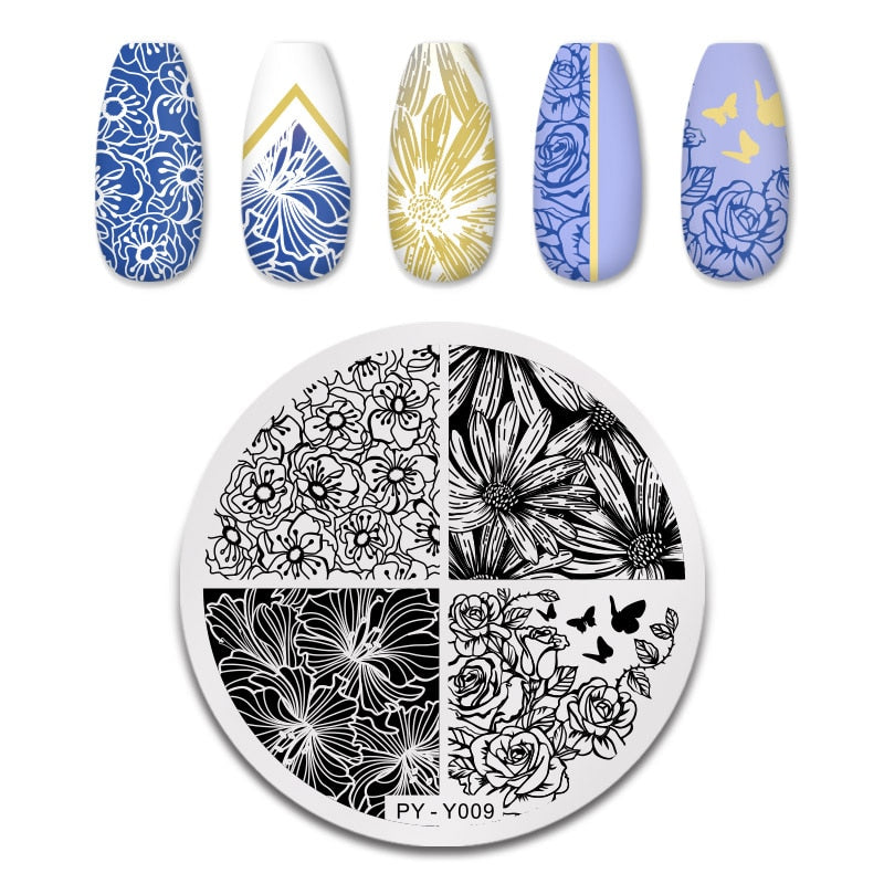 Nail Art Templates Stamping Plate Design