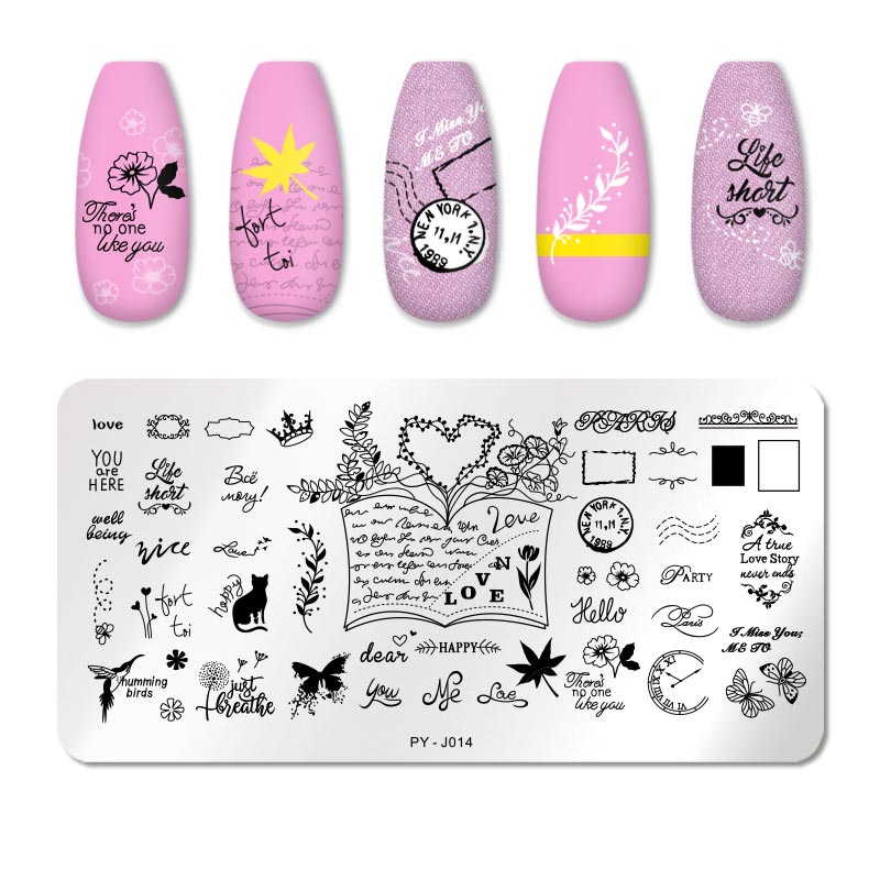 Nail Art Templates Stamping Plate Design