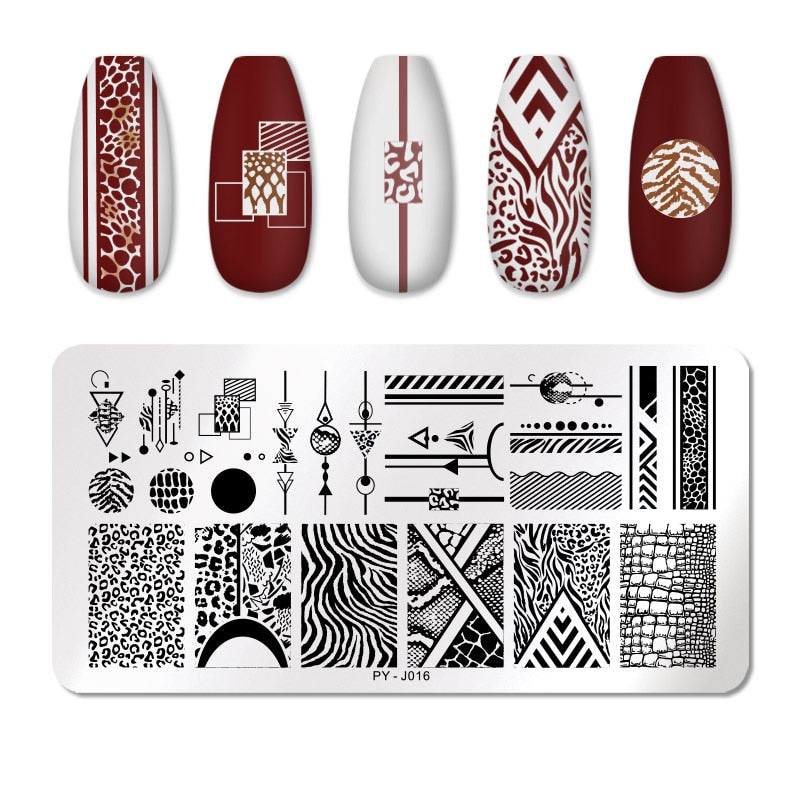 Nail Art Templates Stamping Plate Design