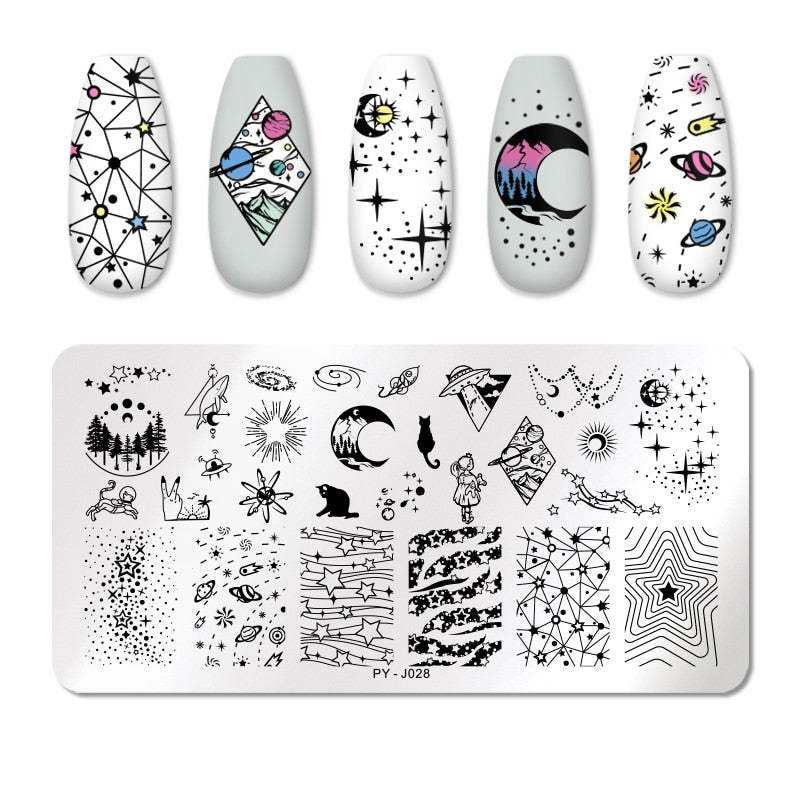 Nail Art Templates Stamping Plate Design