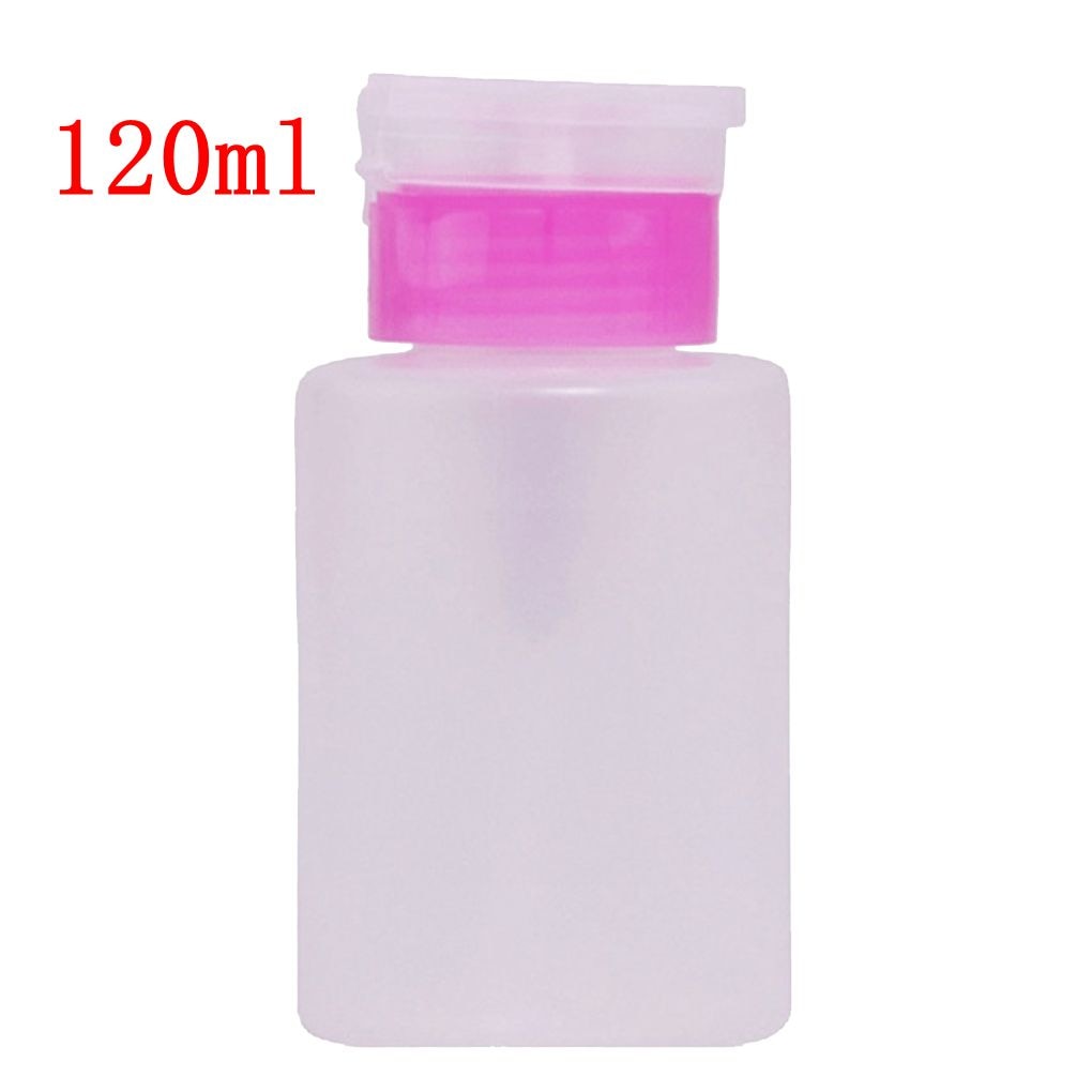 60/120/150/200ml Empty Pump Dispenser Liquid UV Gel Polish Nail Art Polish Clean Bottle Polish Cleanser Remover Bottle